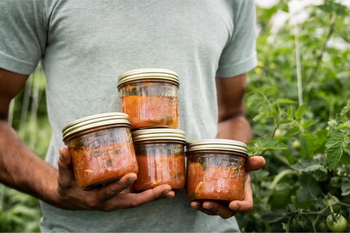 Tomato Sauce Canning Healthy Mason Jar