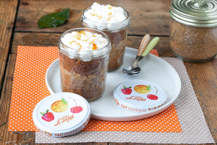 Healthy Gluten-Free Orange Zesty Cake Jar