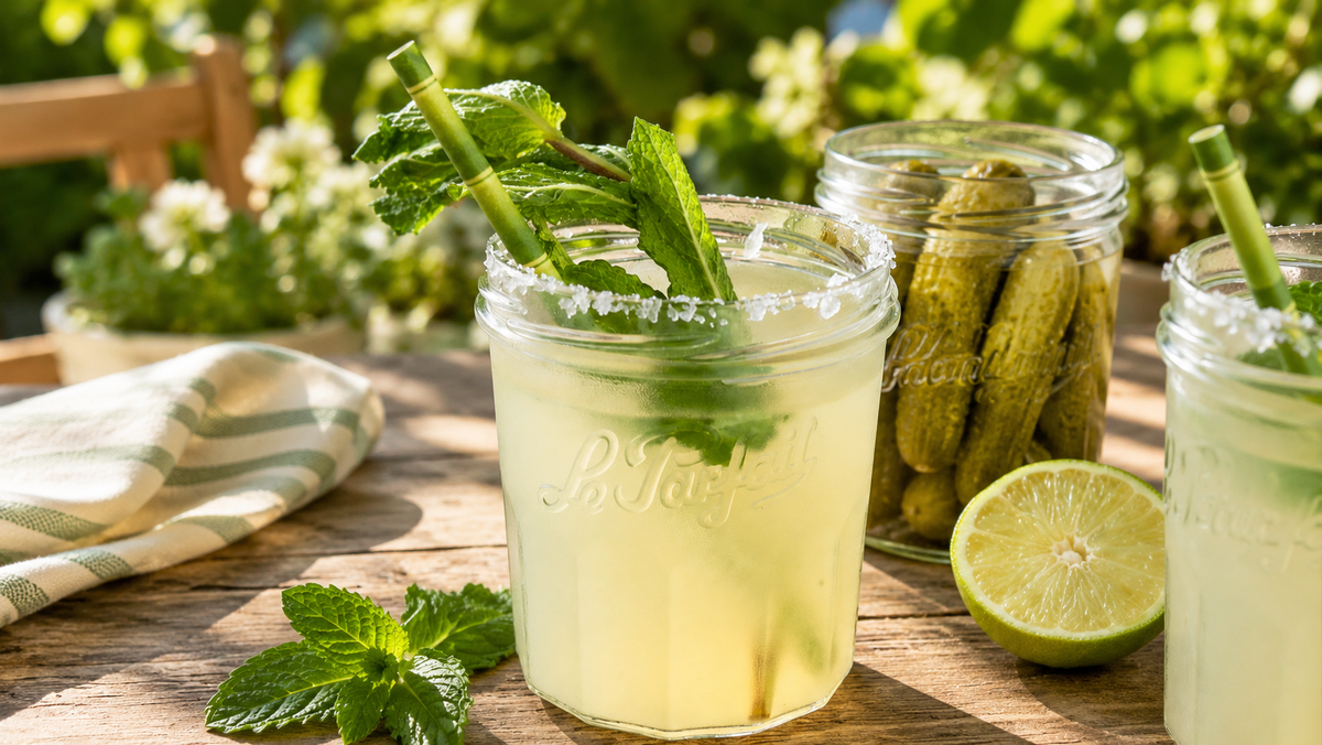 Homemade Lemonade with Pickle Brine - Le Parfait America