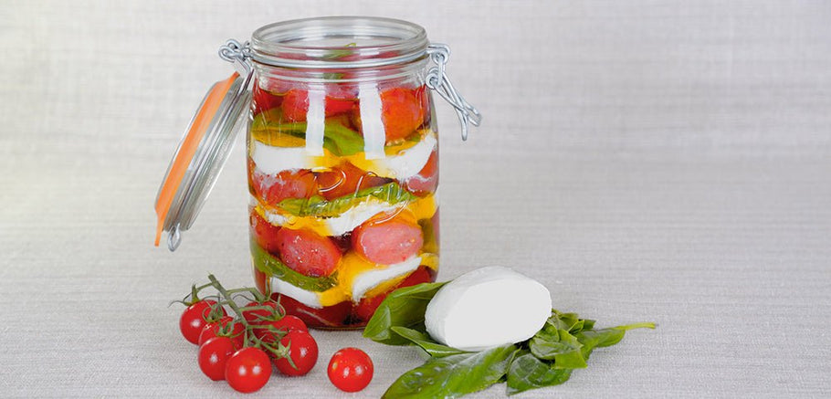 Marinated Mozzarella & Tomatoes