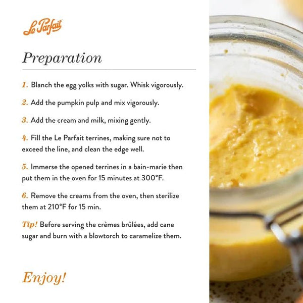 Pumpkin crème brûlée Printable Recipe