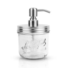Load image into Gallery viewer, Le Parfait® Glass Soap Dispenser | Stainless Steel Pump