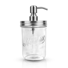 Load image into Gallery viewer, Le Parfait® Glass Soap Dispenser | Stainless Steel Pump - Le Parfait America