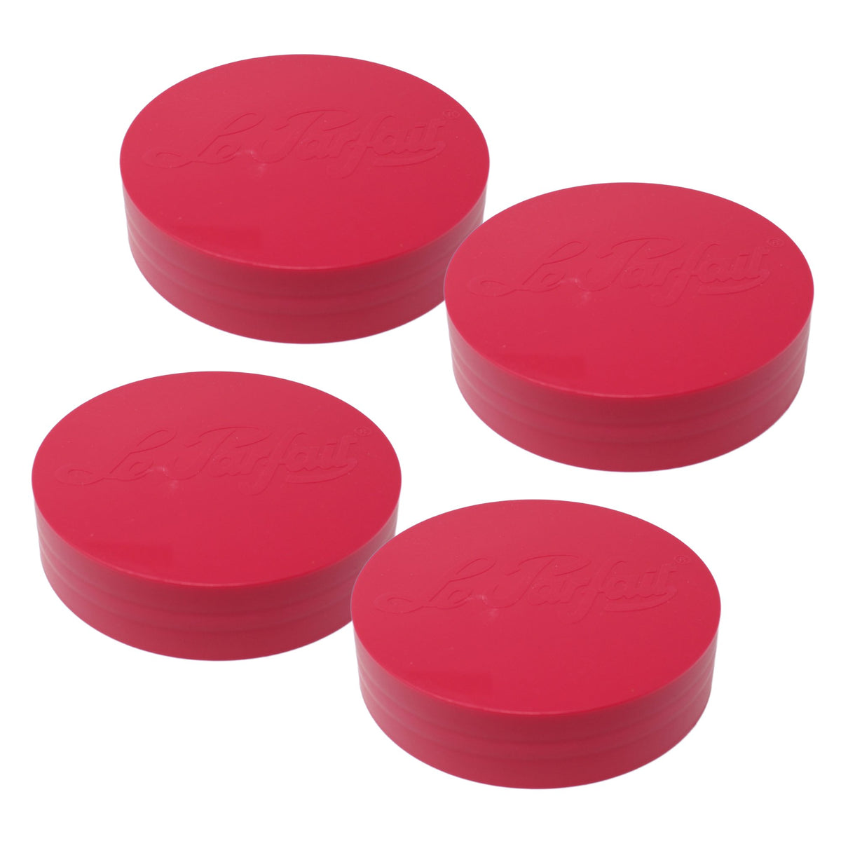 A set of Le Parfait screw top lids available for purchase.