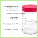Le Parfait Screw Top Pantry Starter Kit - 4 Glass Jars - Le Parfait America