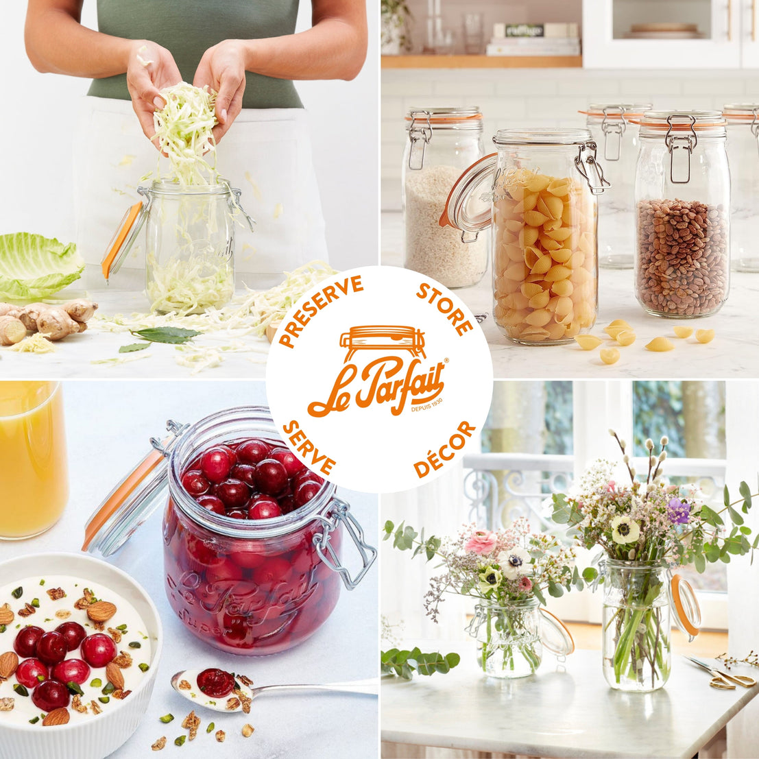 Le Parfait Super Jars — Iconic French Wire-Bail Canning Jars