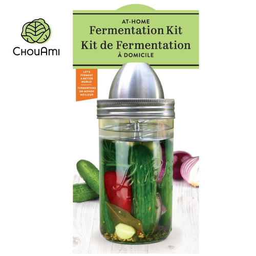 Khoysan Ensemble de 6 Bocaux de Fermentation en Verre - Boutique