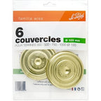 Le Parfait Familia Wiss 6-pack 100mm screw-lids retail bag - fits 350, 500, 750, and 1000ml terrines.