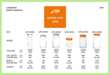 Load image into Gallery viewer, Le Parfait Screw Top Jars - Le Parfait America