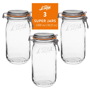 LE PARFAIT SUPER GLASS JARS – Fill Up Buttercup